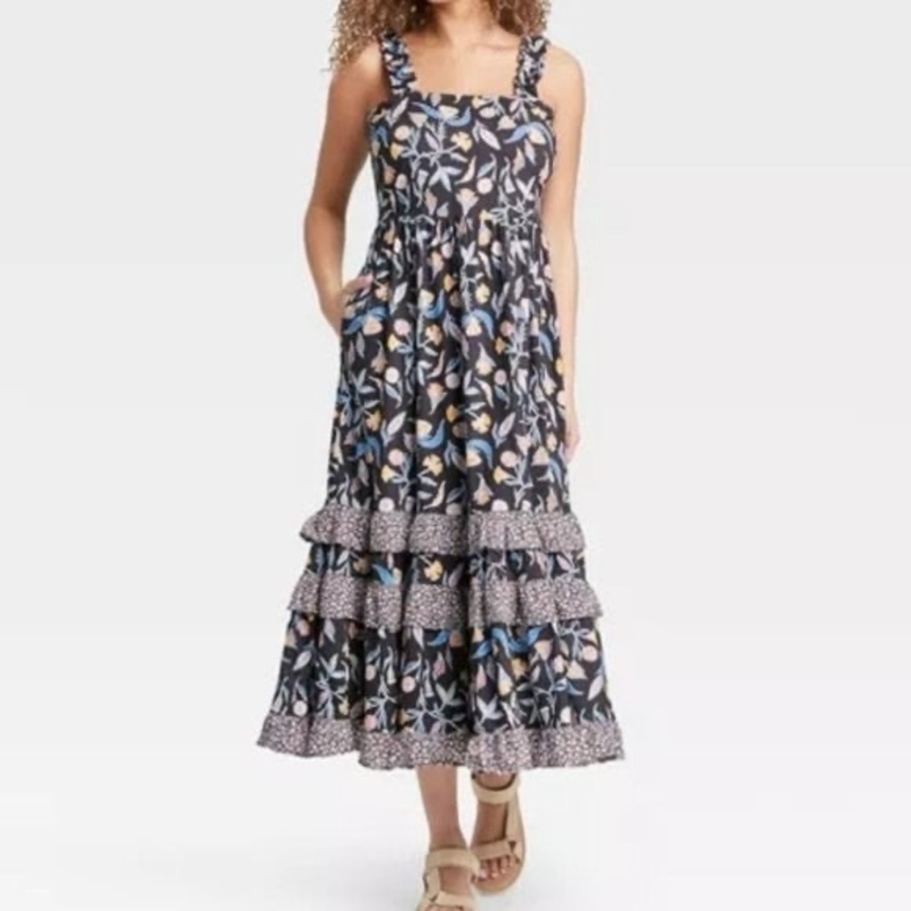 Universal Thread Ruffle Maxi Dress
